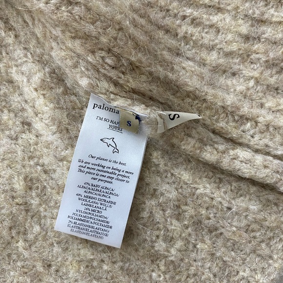 Paloma Wool alpaca wrap sweater - Picture 4 of 5